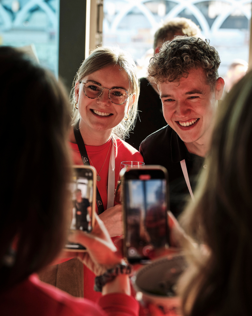 Hannes Maltzan mit Mareen Deppe (Mutti) beim THE SOCIAL FOOD HUB – Eat & Greet  Fotocredit: Oliver Vonberg